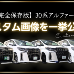 【30系】アルファードのカスタム事例集を画像で見比べ！【随時更新】