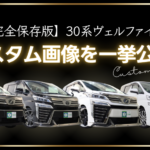 【30系】ヴェルファイアのカスタム事例を見比べ！【随時更新】