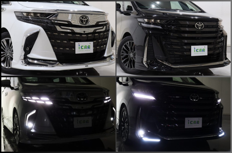 40アルファード・ヴェルファイアフロント比較